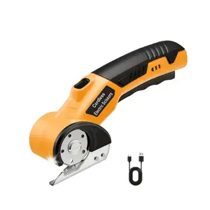 Wireless Electric Scissors with Auto Fabric Cutting System, USB Rechargeable Battery, Ideal for Clothes, Paper, Carpet, Durable Design, Sewing Tools