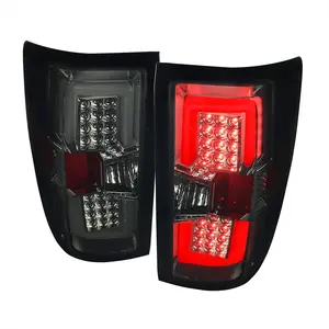 2014-2019 Chevrolet Silverado 1500/ 2015-2019 Silverado 2500HD 3500HD GMC Sierra 3500HD LED Tail Lights (Chrome Housing/Smoked Lens)