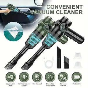 Rechargeable Car Cordless Vacuum Cleaner-Home Mini Handheld Portable Small Vacuum Cleaner