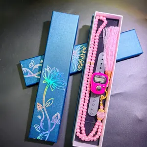 Islamic Muslim Religious Prayer Beads Set, 99pcs 6mm Beads with Portable Counter, Suitable for Daily Use, Festivals, Gifts, 5 Colors Available