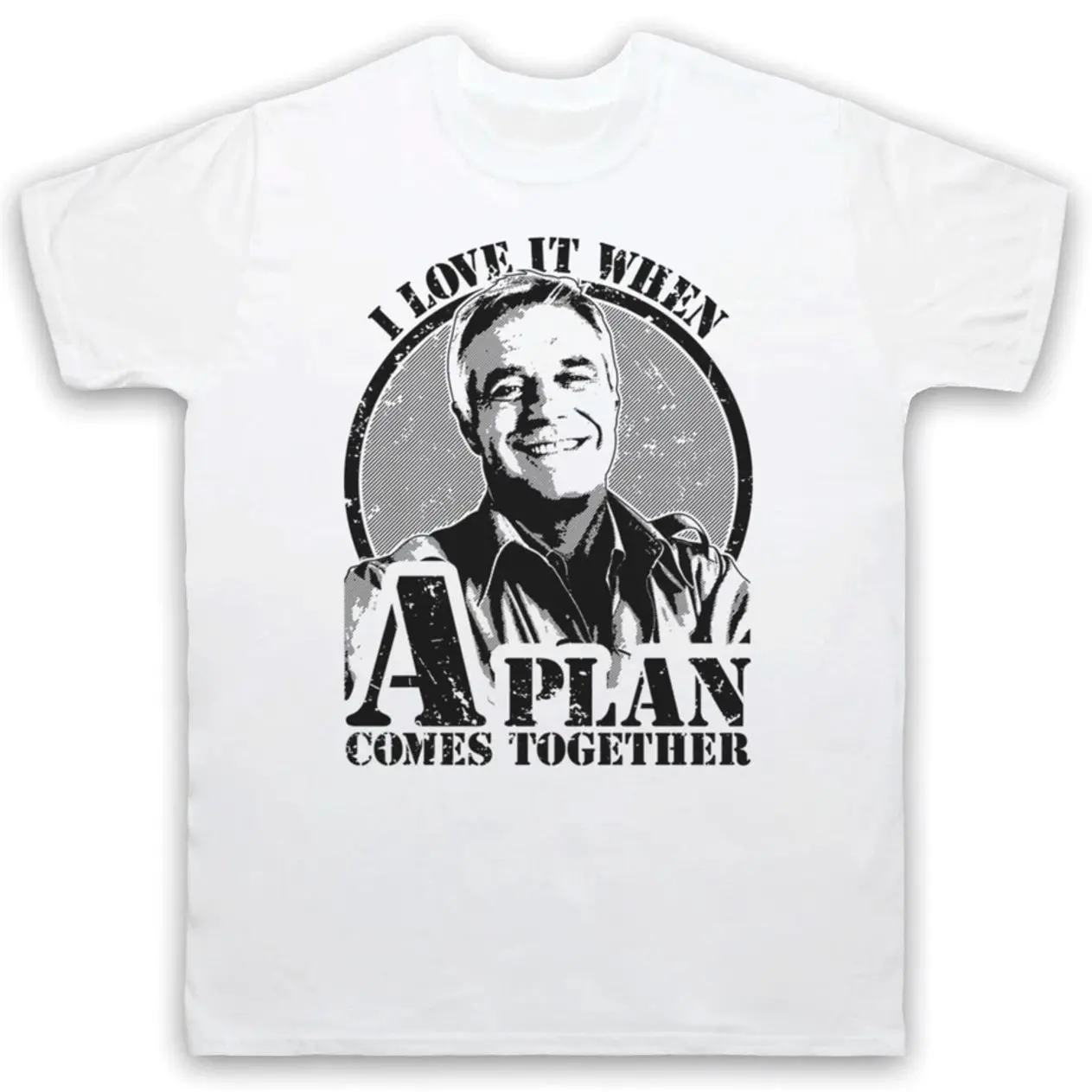 A TEAM HANNIBAL I LOVE UNOFFICIAL PLAN COMES TOGETHER MENS & WOMENS T-SHIRT 4