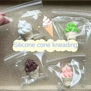Christmas ToysSquishies Cute Ice Cream Squishy Slow Rising Soft Creative Squeeze Toy Simulation Food Stress Relief Funny Birthday Gift For Kid