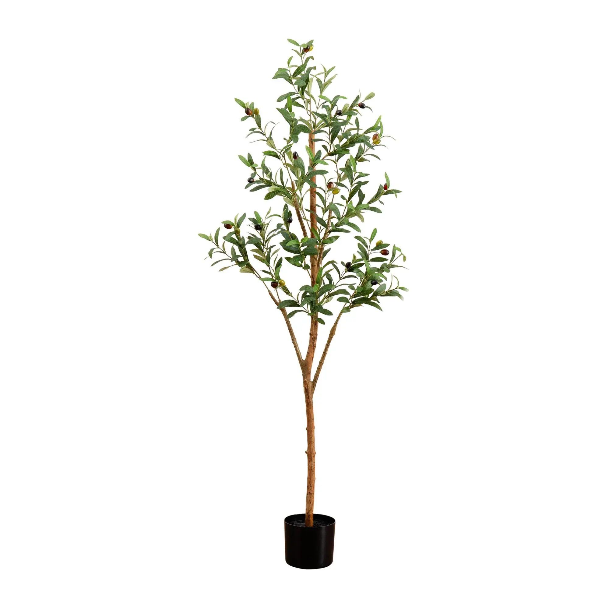 Nearly Natural 5' Artificial Olive Tree with Natural Trunk