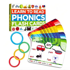 Phonics Flashcards – Reading Learning with Color-Coded Levels – Educational Cards for Letter Sounds, Digraphs, CVC Words, Blends & Long Vowel Sounds – Reusable & Vibrant,SummerVibes