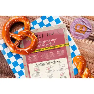 "I love You" Pretzel Gift Box - Cute Handmade Snacks for Partner, Significant Other, Family, and Friends