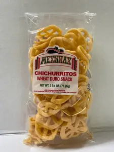 MexSnax Chichurrritos Wheat Duro Snack 2.75 oz Bag - Crunchy Classic Mexican Street Snack with Irresistible Crunchiness and Authentic Flavor