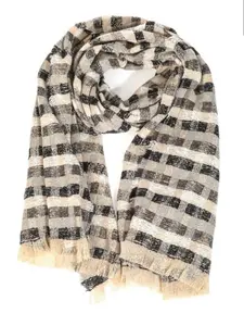 Black Checkered Scarf