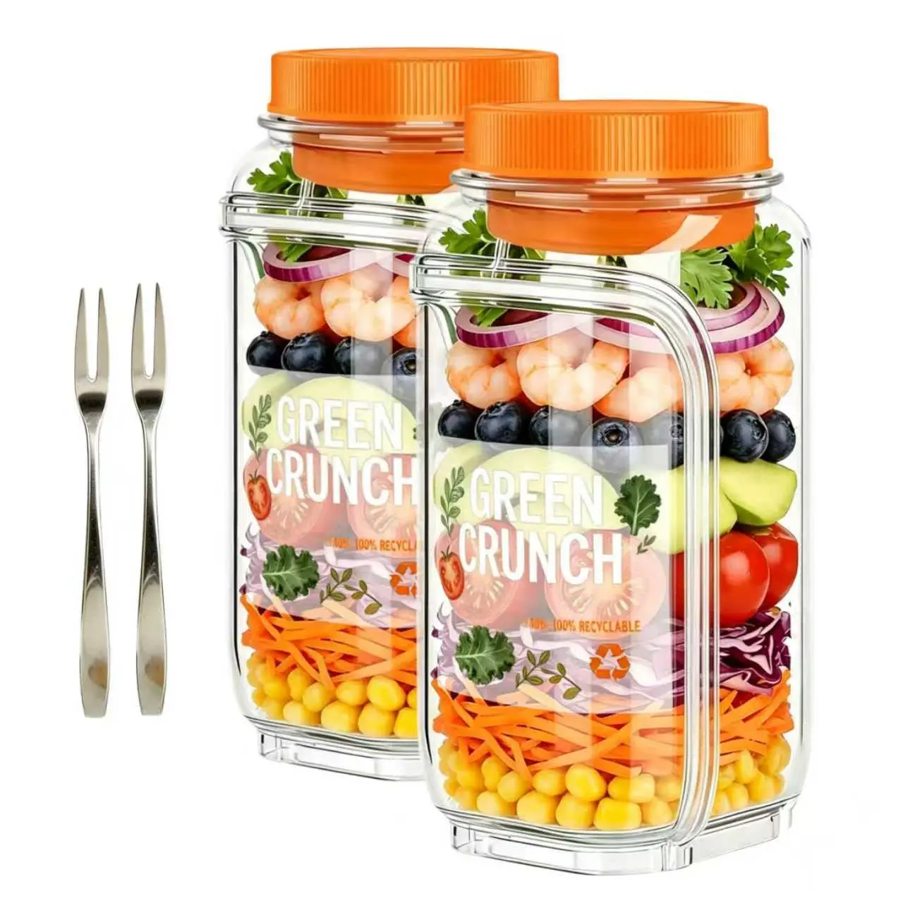 Orange+Orange（Send stickers + forks）