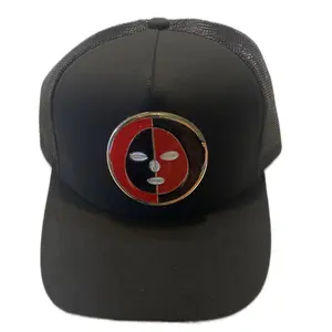 Eleggua Gorra Snapback Hat Bélica New Style Chulada with Unique Red and Black Circular Emblem Design