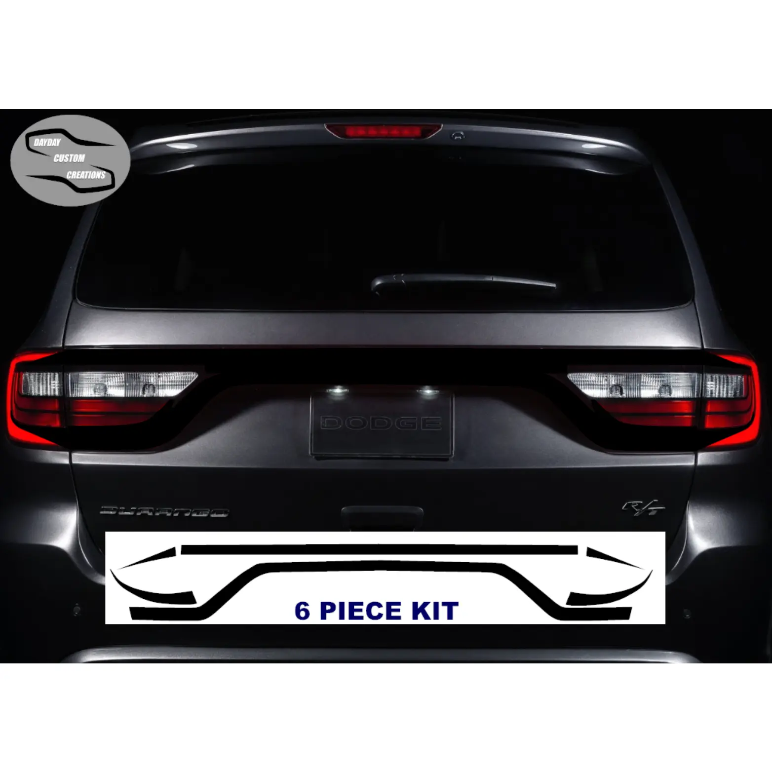14-25 Dodge Durango Taillight Decal Design 6