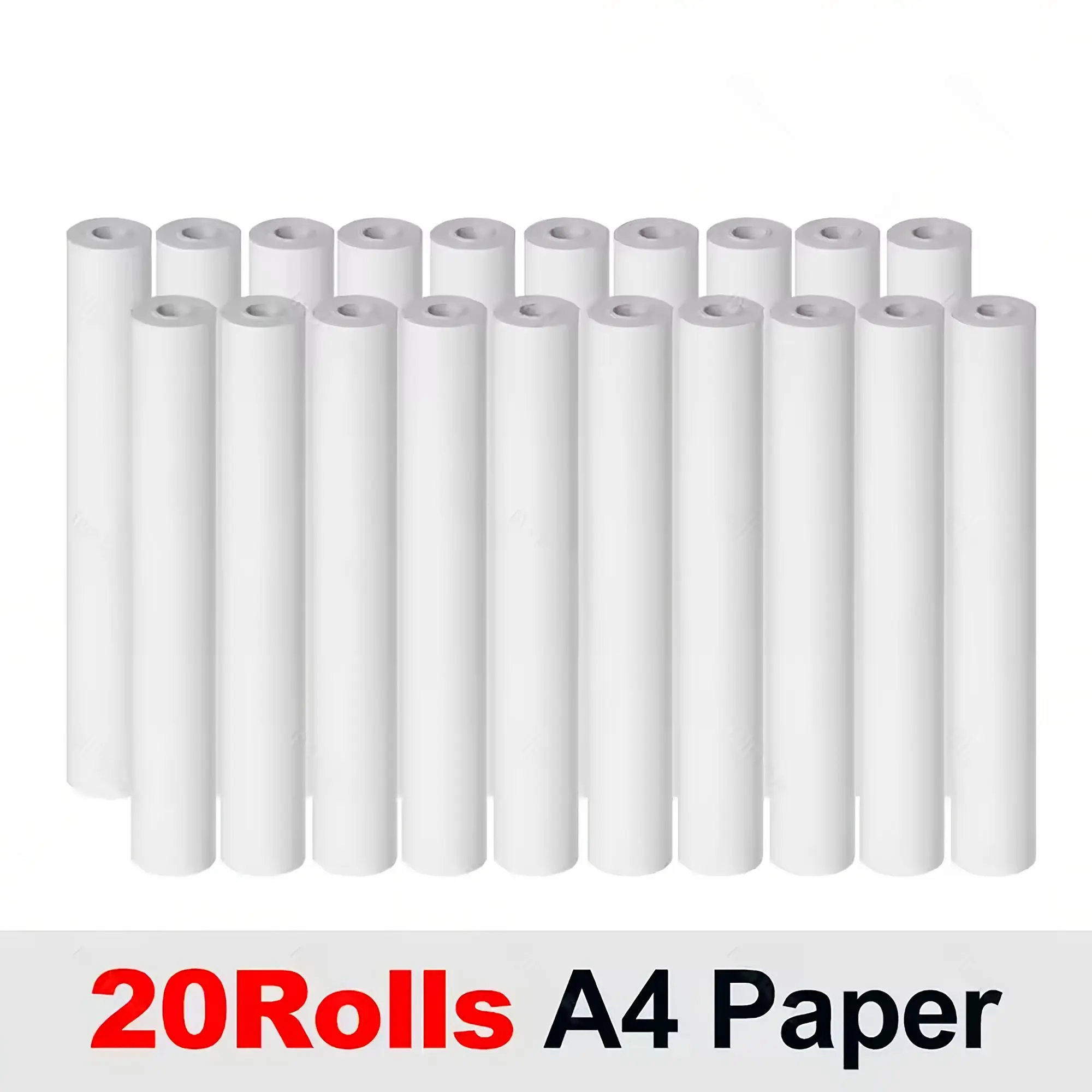5/10/20 Rolls A4 Size Thermal Printer Paper, High Quality Fast Drying Continuous Paper, Home and Office Use, Multifunctional Printing Solution, Office Stationery Supplies