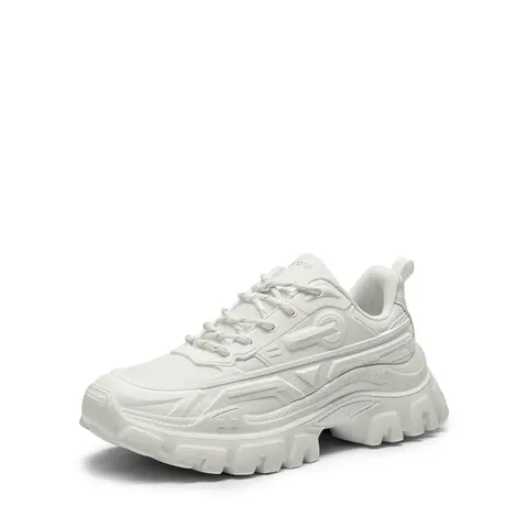 Dream Pairs Women's Trending Chunky Platform Mesh Fabric Sneakers - Lightweight Sporty Training Shoes with 2.4-Inch Cushioned Sole, Fashion Walking Shoes for Back to School, Fashion Walking Sneakers