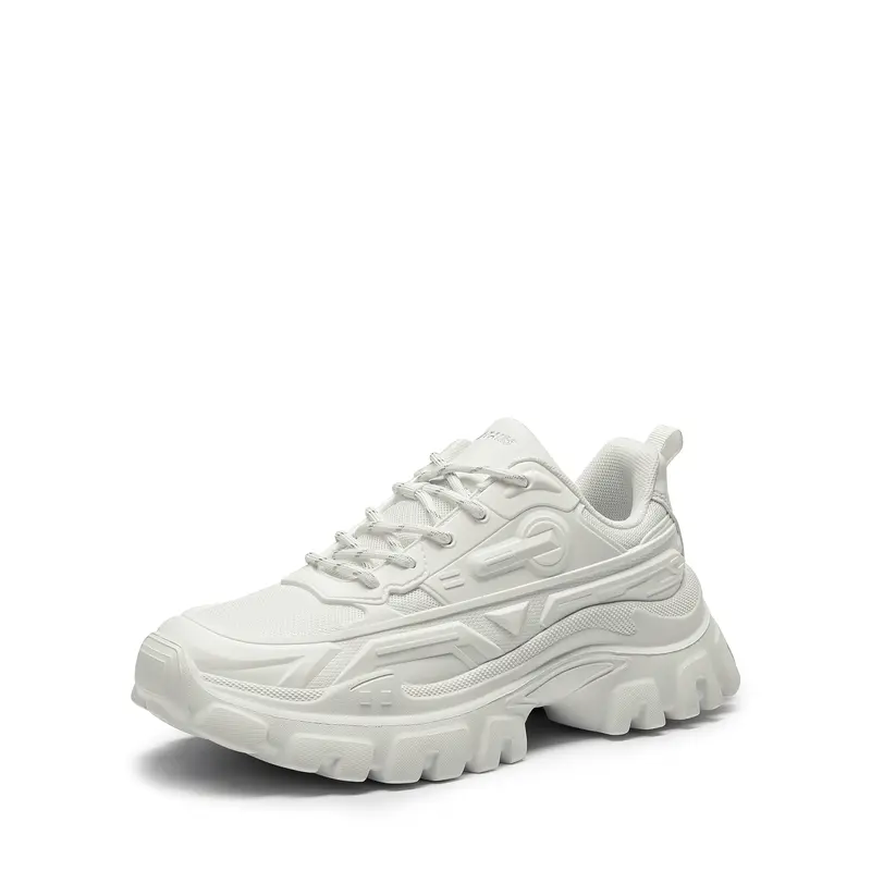 Dream Pairs Women's Trending Chunky Platform Mesh Fabric Sneakers - Lightweight Sporty Training Shoes with 2.4-Inch Cushioned Sole, Fashion Walking Shoes for Back to School, Fashion Walking Sneakers