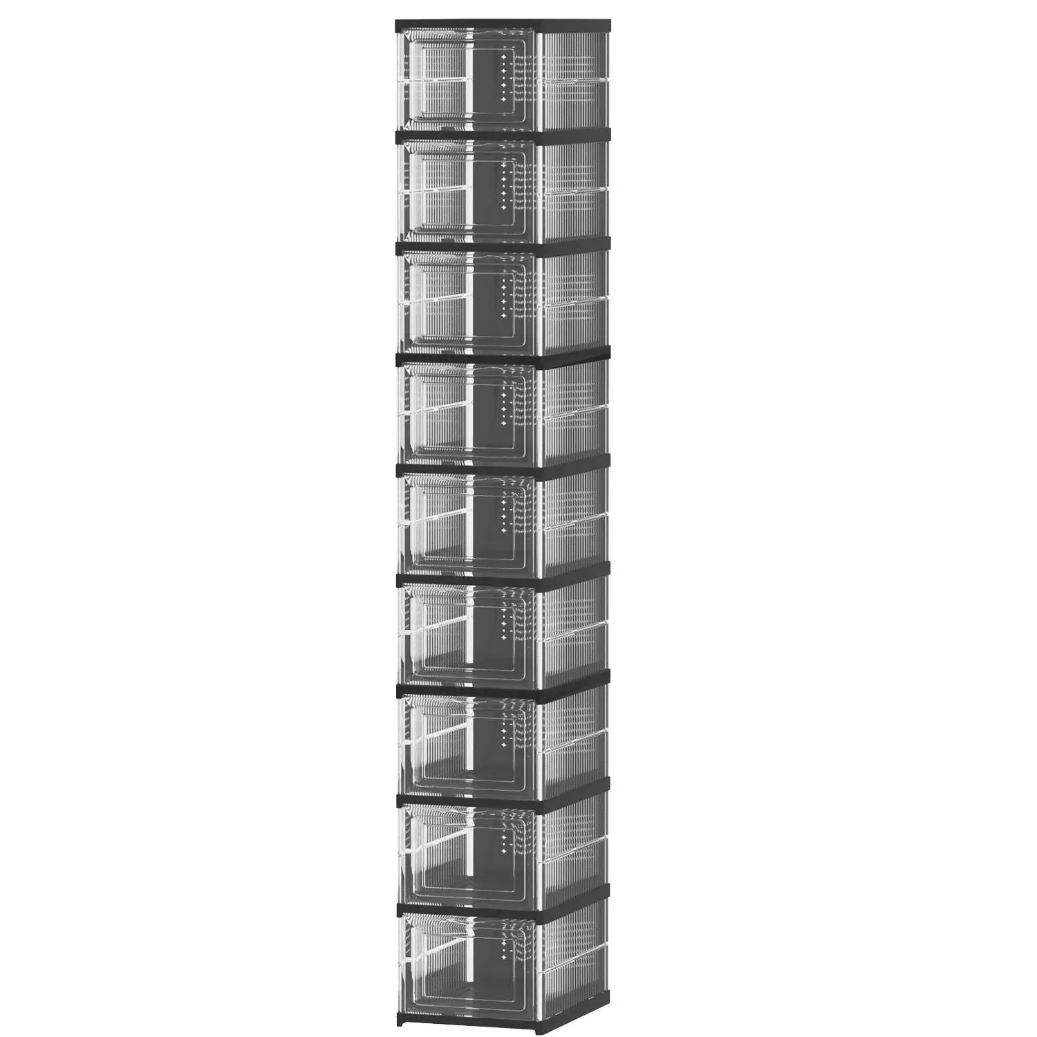 9 Tiers, black