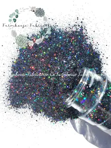 "Hazy Daze" / Chunky Glitter / Gray Chunky Glitter / Chunky Mix Glitter / Tumbler Glitter / Nail Glitter