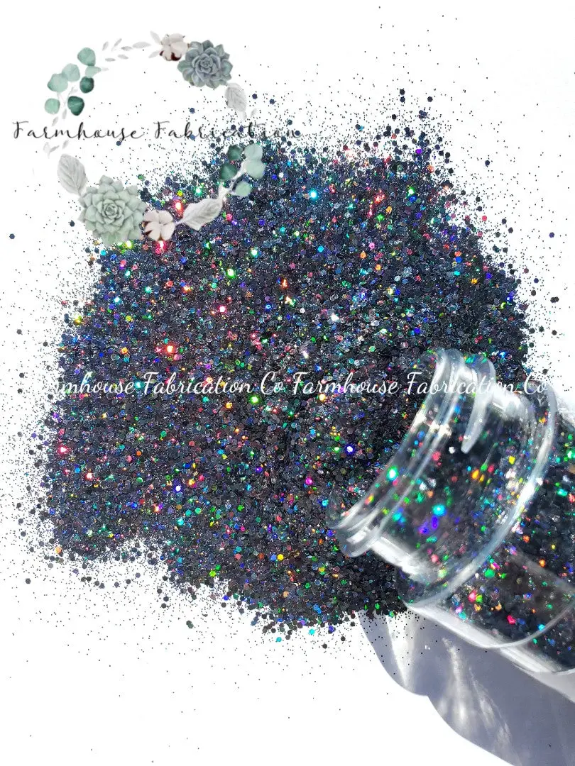 "Hazy Daze" / Chunky Glitter / Gray Chunky Glitter / Chunky Mix Glitter / Tumbler Glitter / Nail Glitter