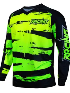 Racing  Downhill Jersey Long Sleeve T-Shirt Anti-UV Polera Mtb Jersey Mountain Bike Breathable DH Motocross Shirt Enduro Wear Sports Tops