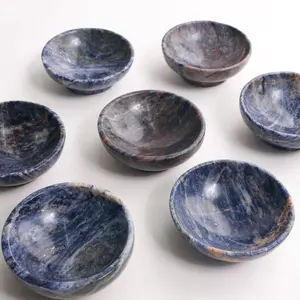 Sodalite Bowls — Polished Crystal Bowls (Exact Pieces)