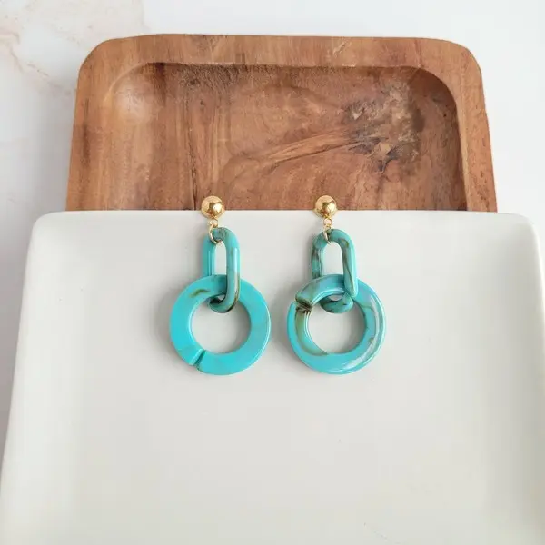 Spiffy & Splendid Cora Earrings - Torquoise