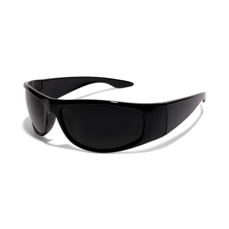ShadyVEU ORION Wrap Around Men's Stylish Sunglasses - Category 4 Darkest Tint, Full Rim, Ergonomic Design, Hypoallergenic Lens for Bright Sun, Migraines, Light Sensitivity