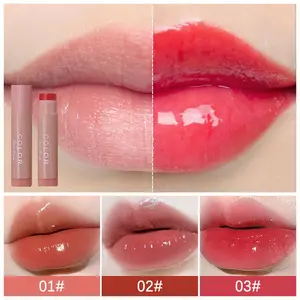 Three Color Lipstick Water-Rich Moisturizing, Long-Lasting Color, Fades Fine Lines, Multi-Purpose Hydrating, Clear Makeup Look, All-Day Lip Care