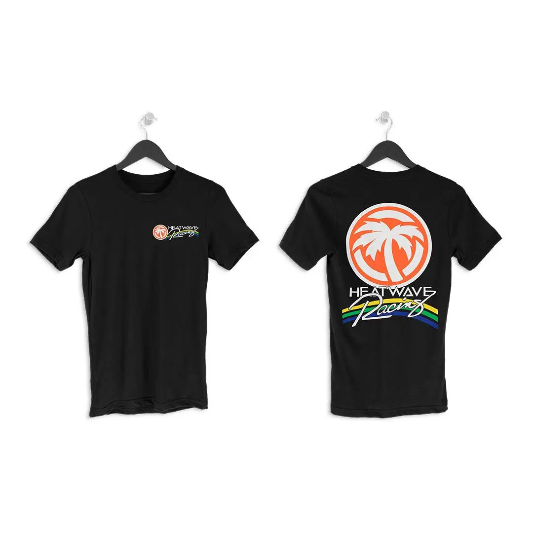 Heat Wave Trading Paint T-Shirt Black