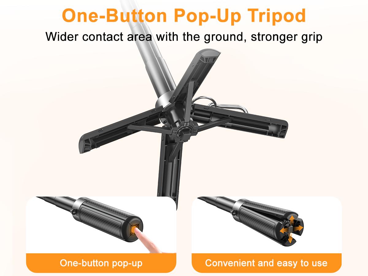 2026 Edition Four-in-One Magnetic Selfie Stick is upgraded to 25 inches longer, enhanced in stability, equipped with a wireless Bluetooth remote control, 360° rotation, and compatible with various mobile phones