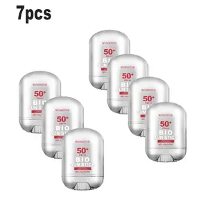 7PCS, Affordable PA+++ Sunscreen Sticks, Bio Sun Stick Unisex Beach Protection Waterproof Sunscreen Stick Refreshing, non-greasy, easy to apply, SPF50+, 15g/stick