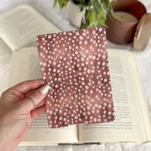 Brown Polka Dot Kindle Insert - Deer Print