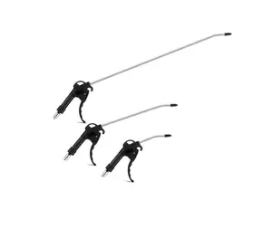 3 Piece Set Blow Gun Tips 4", 12", and 20" - (B210) Spray Nozzles Adjustable Nozzle
