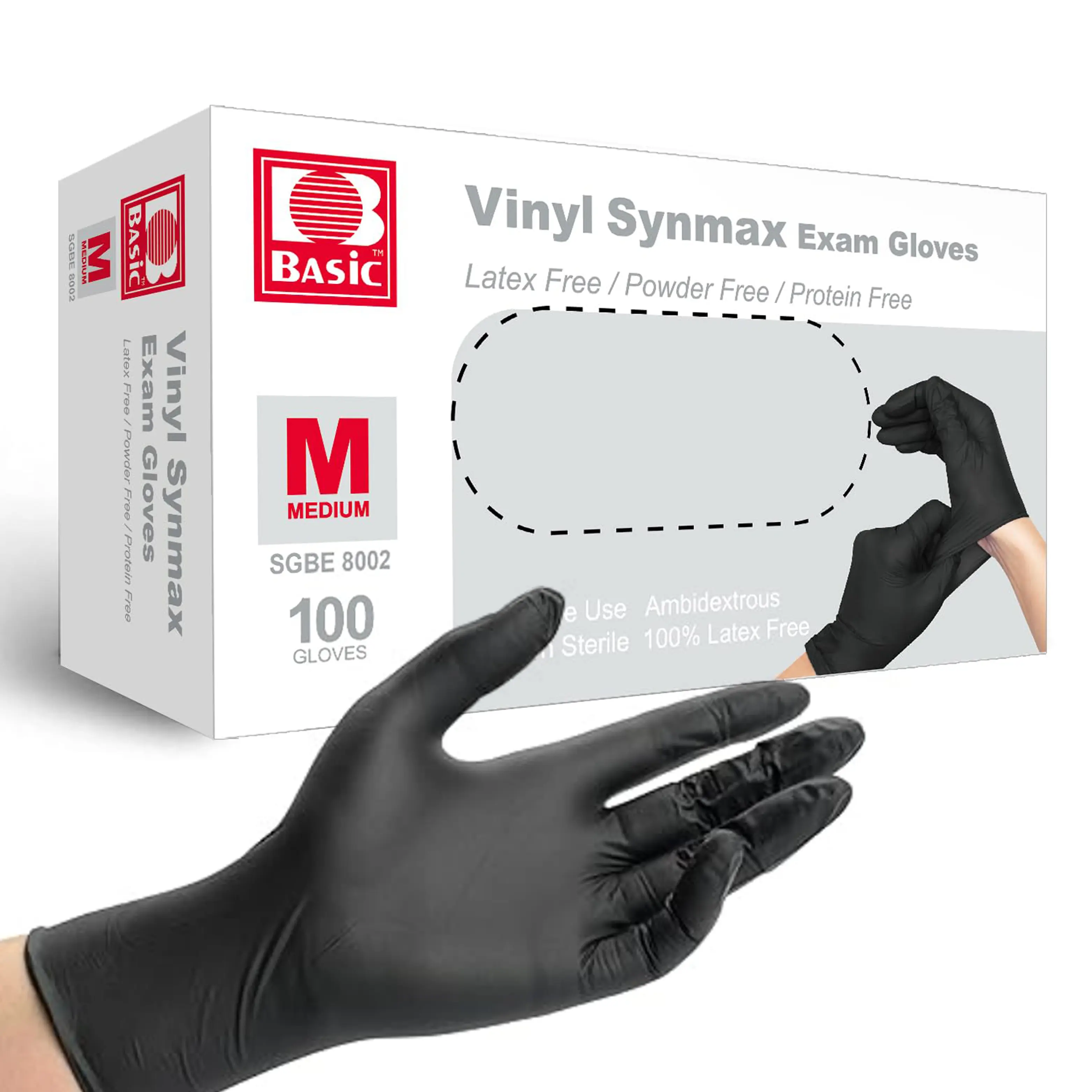 INTCO 1000pcs Vinyl Disposable Non-Medical Gloves - Latex-Free, Powder-Free, Waterproof, Textured, Comfortable Household Cleaning Food Gloves (Boxed)