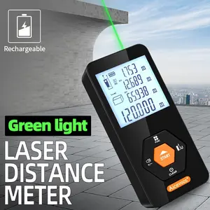 Aicevoos Rechargeable Green Beam Digital Laser Rangefinder 50M 70M 100M 120M Green Light Laser Distance Meter Trena Laser Tape Measure Roulette
