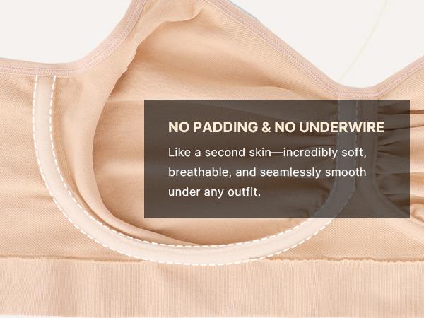 Shapellx Bare Essentials Skin Flow Smooth Unlined Wireless Bra Shapellx Bare Essentials Skin Flow Smooth Unlined Wireless Bra