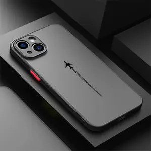High-quality phone case with airplane design for multiple Apple iPhone models, including 16 Pro MAX, PLUS, 13, 14, 15 Pro, XR, 11, 12 Pro MAX, 11 Pro, 12 Mini, 14 Plus, and XS. Soft protective cover.