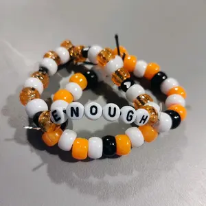ENOUGH TX2 Loaded Guns Inspired Double String Kandi Bracelet