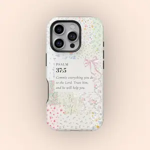 Christian Phone Cases, Bow Phone Cases, Romantic Victorian Coquette Premium Film 2 in 1 Phone Case - Durable, Shock Absorbing and Stylish Protection - Compatible with iPhone 16, 15, 14, 13, 12, 11, Plus, Pro, Pro Max, Perfect birthday gift for friends.