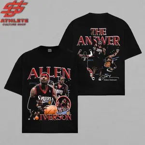 [LEO]The Answer Allen Iverson Shirt Premium Cotton, The Answer Fans, The Answer Shirt, Philly Faithful Fans, Basketball Shirt, Game Day Fit.Gift For Basketball Youth + Adult Fans.