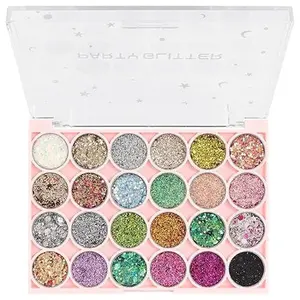 24 Colors Glitter Sparkle Eyeshadows Palette Makeup for Women.