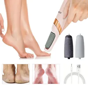 Electric Foot Callus Remover for Feet, Rechargeable Pedicure Tools with Digital Display & 3 Roller Heads, 3-Speed Adjustable Foot File for Dead Hard Cracked Dry Skin