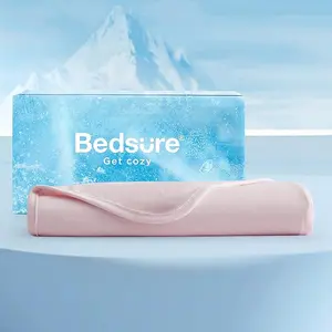 【Early Bird Sale】Bedsure  Cooling Blanket for Hot Sleepers-  Lightweight Sheet,Breathable Oversized Reversible Design, Rayon Derived from Bamboo, Comfy Bedding, Gift for Spring,Boyfriend Gifts, Men Gifts, Teenage Bedroom Accessories