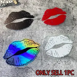 1PC Lips Car Stickers, Waterproof Vinyl Decals for Auto Window, Bumper, Trunk, Universal Vehicle Decoration, Windshield Sticker, Decal for Cars, Truck Decals, Car Decorations