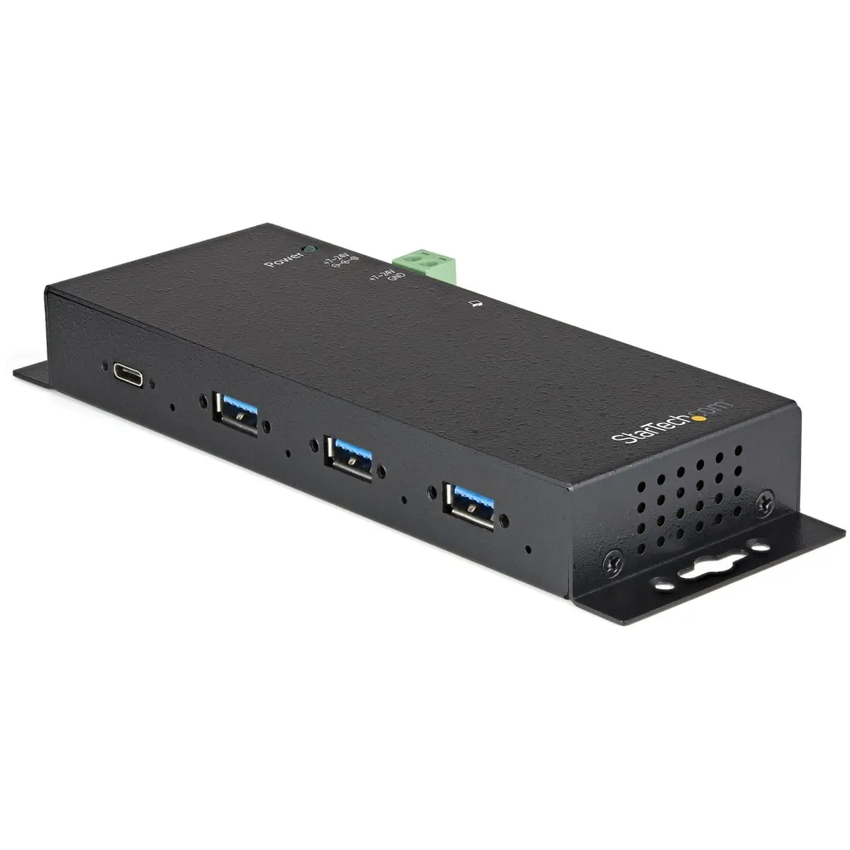Startech HB31C3A1CME Industrial Metal 4-Port USB-C Superspeed 10Gbps USB 3.1 & 3.2 Gen 2 Interface Hub
