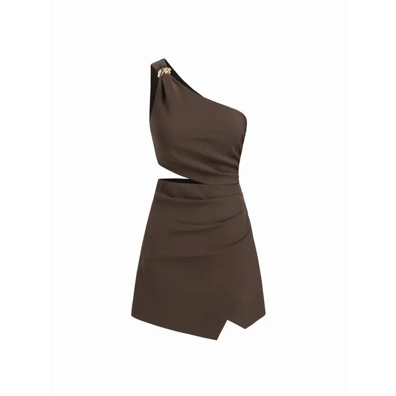 blue dress for baby girl Gina Asymmetric Mini Dress | Jaded London