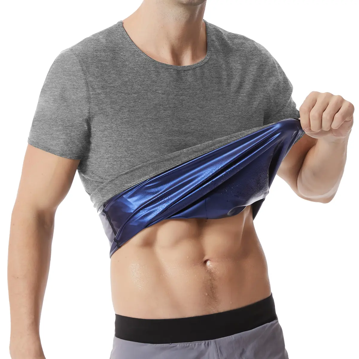 1/2/3/4 Pack Menswear Sauna Suits Fitness Vest Shirt Sweat Compression Short Sleeves Body Shaper Shapewear Workout Tank Top Sports Athletic Gym Sportswear Wetsuit 1/2/3/4 Pack Menswear Sauna Suits Fitness Vest Shirt Sweat Compression Short Sleeves Body Shaper Shapewear Workout Tank Top Sports Athletic Gym Sportswear Wetsuit