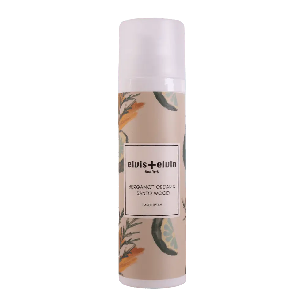 Bergamot Cedar & Santo Wood Fragrance Hand Cream by elvis+elvin