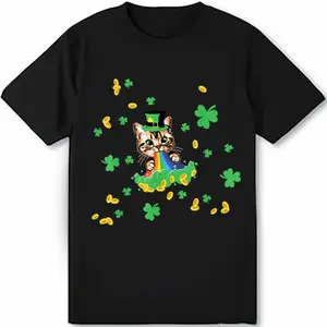 Nicole'S Ginger Cat Pukes St. Patrick'S Day T Shirt Full Size