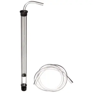 Mini Auto-Siphon - Clear Siphon with 3ft  - Grade Vinyl Hose - Effortless Bottling for 1 Gallon Jugs, , ,  & Kombucha - 3/8in