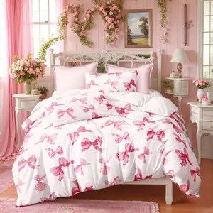 Princess Style Decorative Bedding Set, Includes Duvet Cover & Pillowcases, Soft Comfortable Home Decor, Suitable for All Seasons