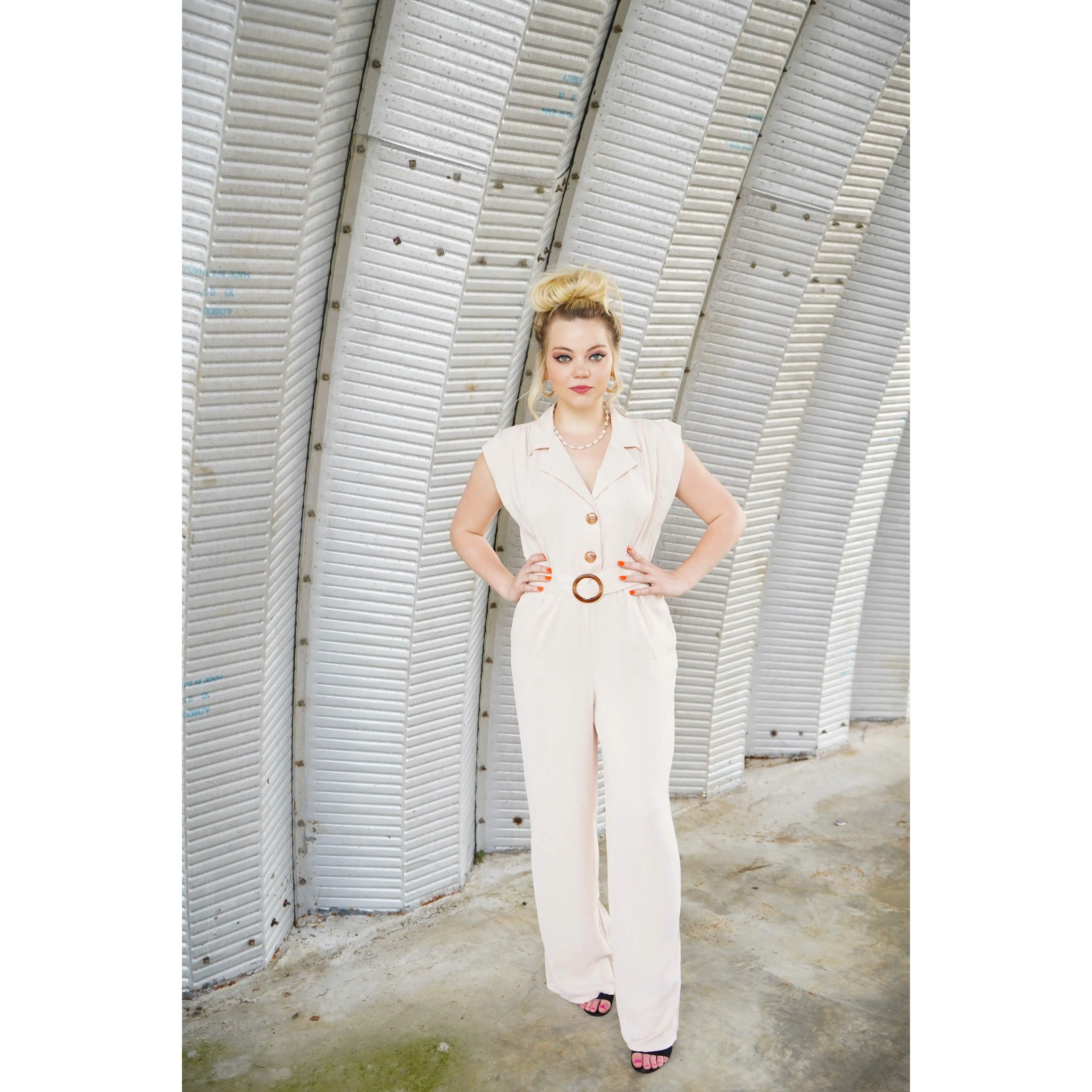 Fancy Blush Jumpsuit