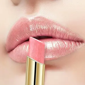 Huasurv Shiny Moisturizing Lip Balm, Metallic Glitter Lipstick, Long-Lasting Shine, Party Wedding Makeup, Hs3560-102